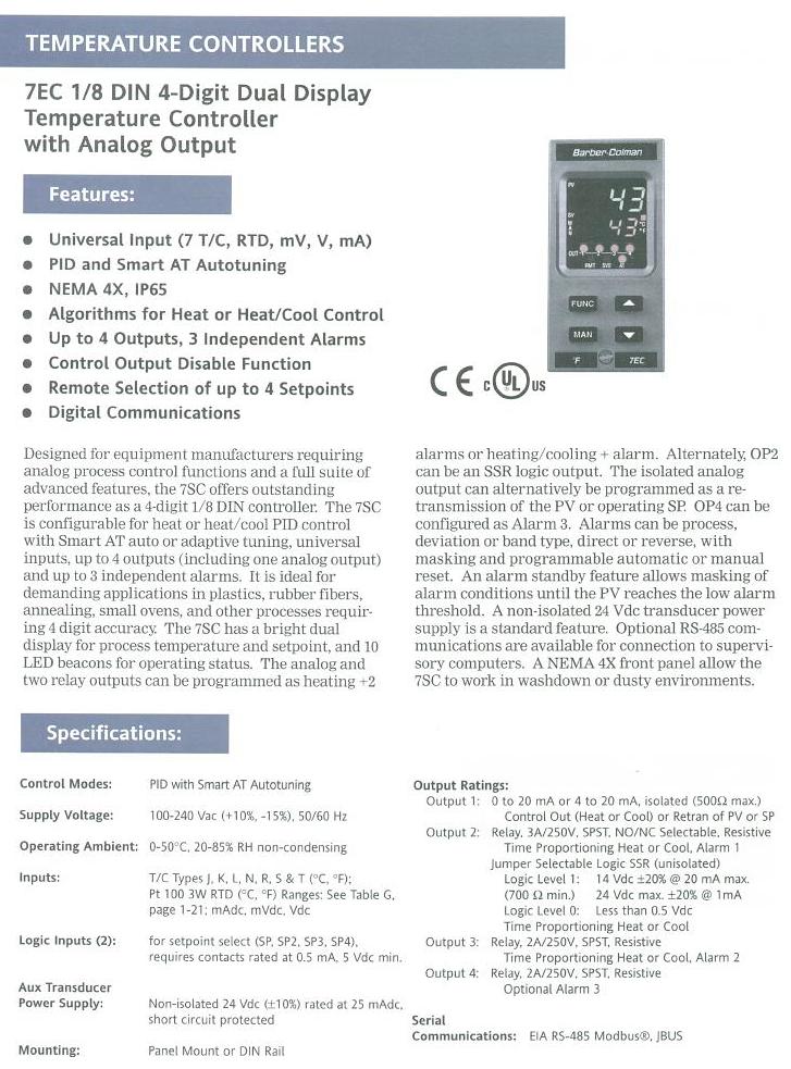 7 Series Controllers - Product Info