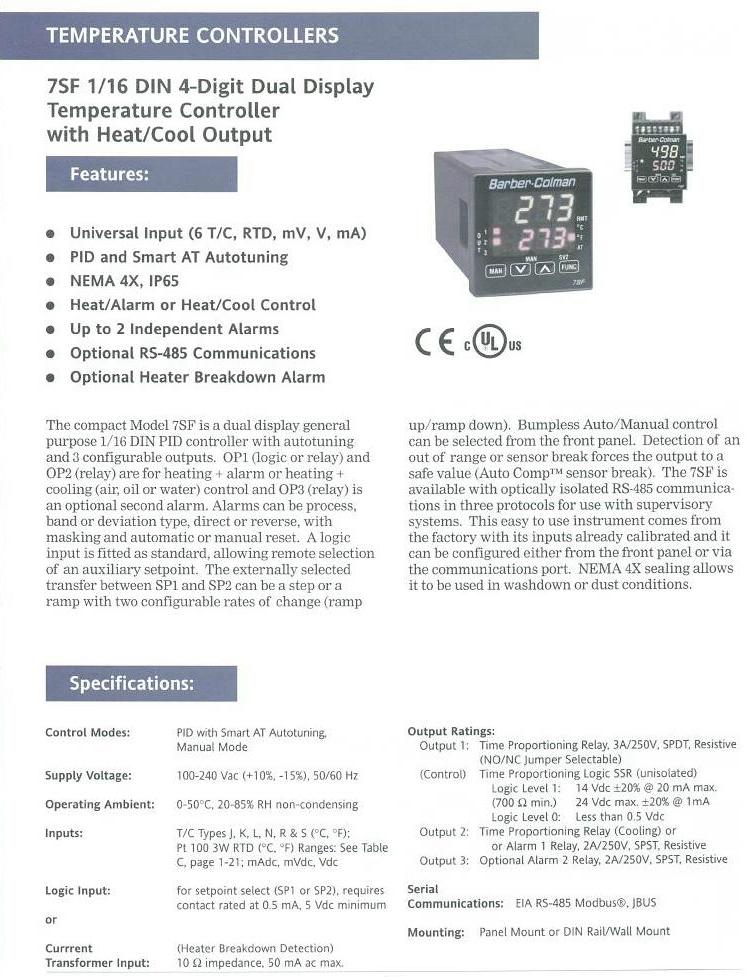 7 Series Controllers - Product Info