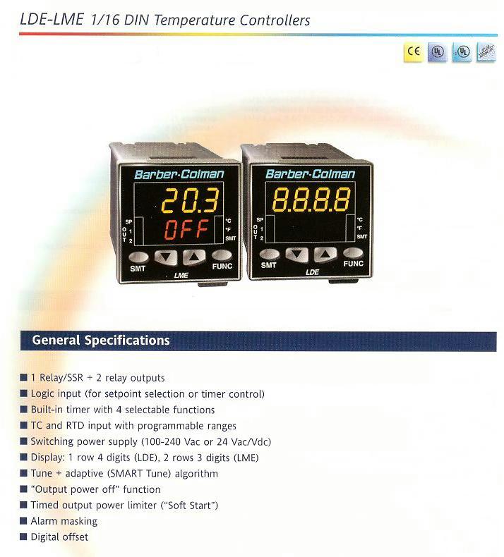 LDE-LME Controllers - Product Info