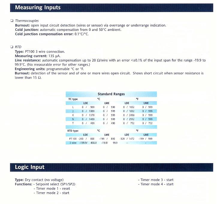 LDE-LME Controllers - Product Info