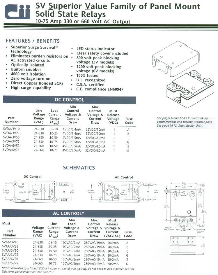 Solid State Relays - Product Info
