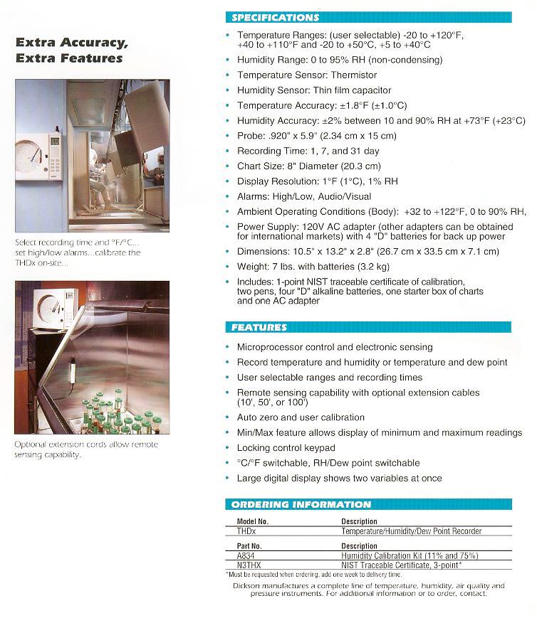 THDX Recorder product information